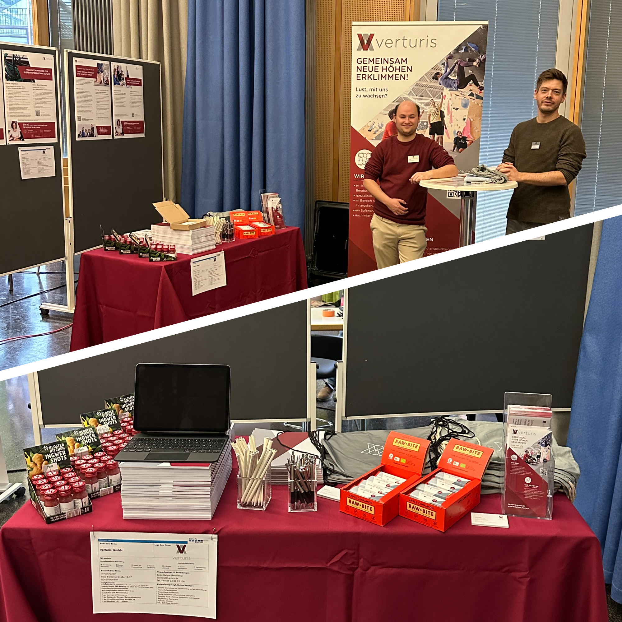 verturis auf dem Career Day der Städtischen Berufsschule für Informationstechnik/Fachinformatik Systemintegration